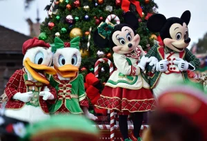 Disneyland Becomes a Magical Holiday Park With Christmas Parades