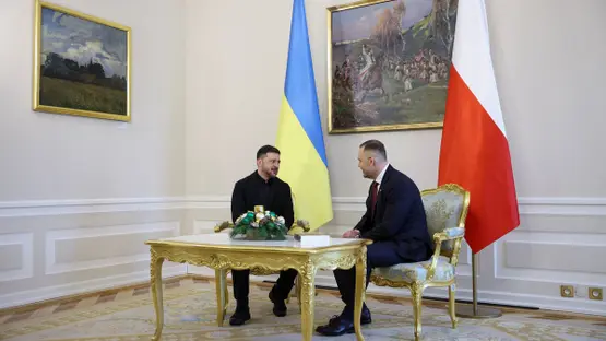 Zelenskiy Holds Talks With Poland’s Trump-Backed President