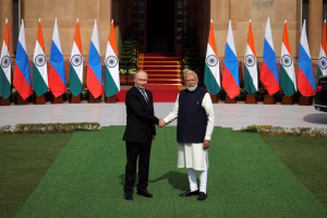 Putin and Modi Talk Trade and Peace at New Delhi Summit