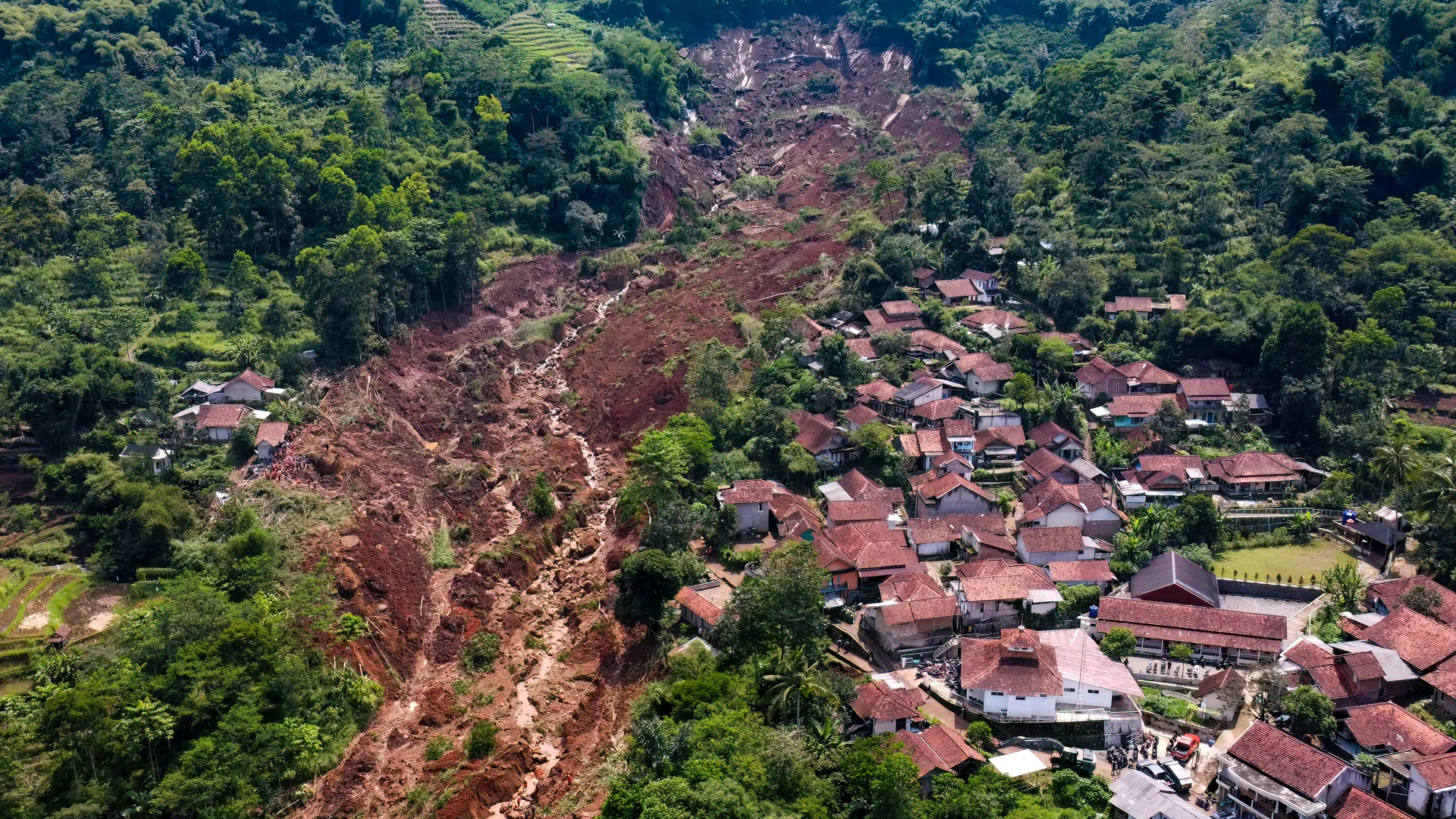 West Bandung Landslide Kills Seven, Many Still Unaccounted For