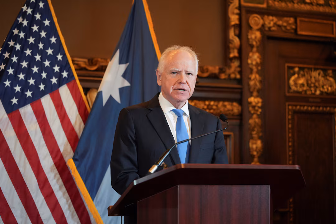 US Justice Department Investigating Minnesota Governor Walz, Source Says