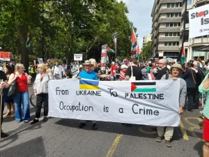 In Wartime Ukraine, Sympathy for Palestine Is No Longer Taboo