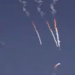 IRGC releases footage of latest missile barrage on US target